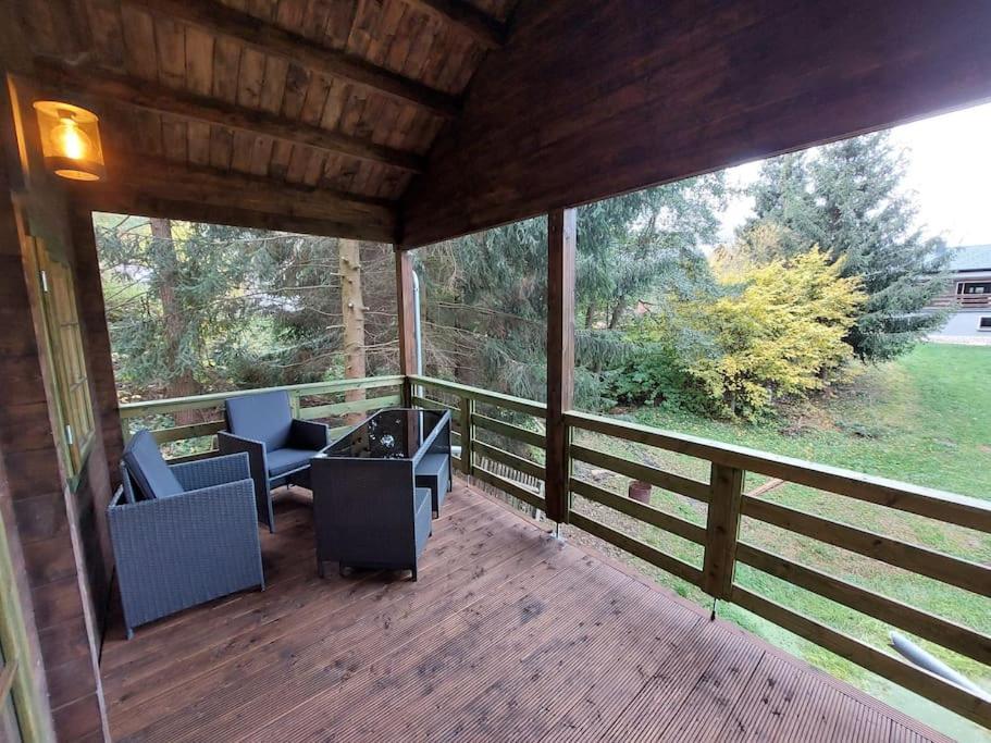 Tiny House Am Teich Lägenhet Garnsdorf Exteriör bild